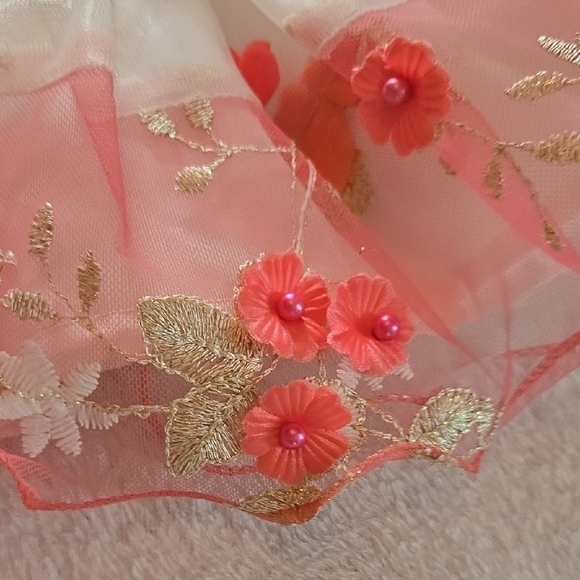NWT Sz1 Baby FLUFFY Princess Vibes FlowerGirl Regal Baby Dazzle First Birthday - Picture 8 of 13